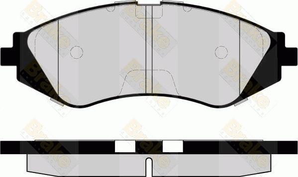 Brake Engineering PA1482 - Bremsbelagsatz, Scheibenbremse alexcarstop-ersatzteile.com