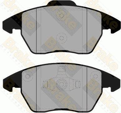 Brake Engineering PA1595 - Bremsbelagsatz, Scheibenbremse alexcarstop-ersatzteile.com