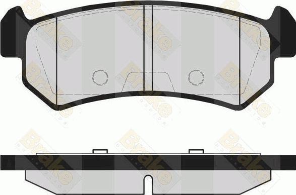 Brake Engineering PA1602 - Bremsbelagsatz, Scheibenbremse alexcarstop-ersatzteile.com