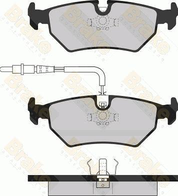 Brake Engineering PA1064 - Bremsbelagsatz, Scheibenbremse alexcarstop-ersatzteile.com