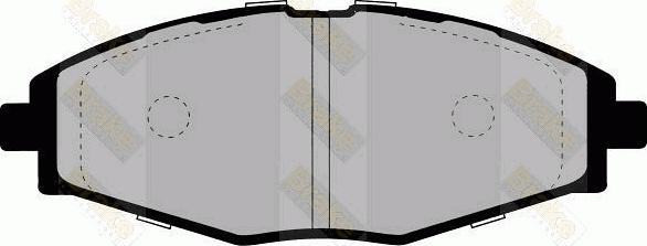 Brake Engineering PA1192 - Bremsbelagsatz, Scheibenbremse alexcarstop-ersatzteile.com