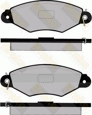 BENDIX BPD1551 - Bremsbelagsatz, Scheibenbremse alexcarstop-ersatzteile.com