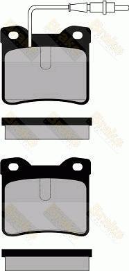 Brake Engineering PA1103 - Bremsbelagsatz, Scheibenbremse alexcarstop-ersatzteile.com