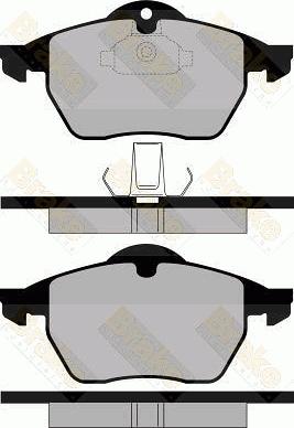 Brake Engineering PA1116 - Bremsbelagsatz, Scheibenbremse alexcarstop-ersatzteile.com