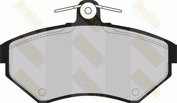 Brake Engineering PA1186 - Bremsbelagsatz, Scheibenbremse alexcarstop-ersatzteile.com