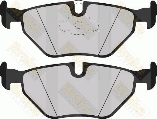 Brake Engineering PA1180 - Bremsbelagsatz, Scheibenbremse alexcarstop-ersatzteile.com