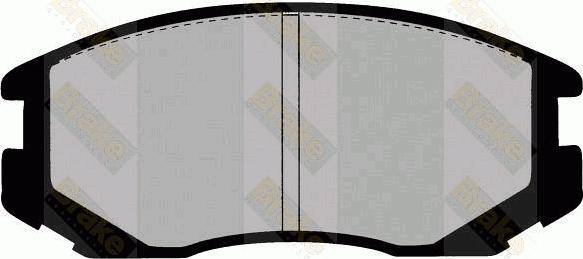 Brake Engineering PA1369 - Bremsbelagsatz, Scheibenbremse alexcarstop-ersatzteile.com