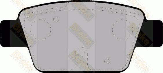 Brake Engineering PA1309 - Bremsbelagsatz, Scheibenbremse alexcarstop-ersatzteile.com