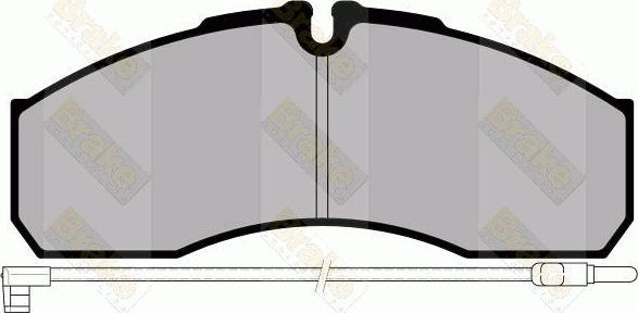 Brake Engineering PA1743 - Bremsbelagsatz, Scheibenbremse alexcarstop-ersatzteile.com