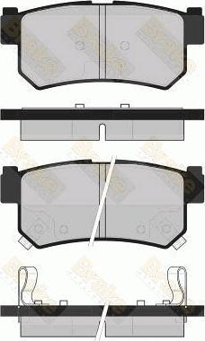 Brake Engineering PA1727 - Bremsbelagsatz, Scheibenbremse alexcarstop-ersatzteile.com