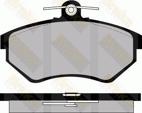 Brake Engineering PA819 - Bremsbelagsatz, Scheibenbremse alexcarstop-ersatzteile.com