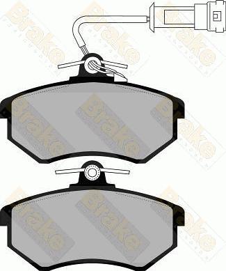 Brake Engineering PA870 - Bremsbelagsatz, Scheibenbremse alexcarstop-ersatzteile.com