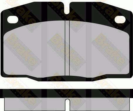 Brake Engineering PA372 - Bremsbelagsatz, Scheibenbremse alexcarstop-ersatzteile.com