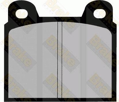 Brake Engineering PA205 - Bremsbelagsatz, Scheibenbremse alexcarstop-ersatzteile.com