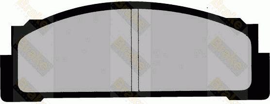 Brake Engineering PA215 - Bremsbelagsatz, Scheibenbremse alexcarstop-ersatzteile.com