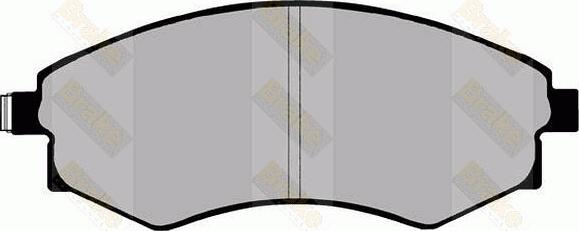 Brake Engineering PA747 - Bremsbelagsatz, Scheibenbremse alexcarstop-ersatzteile.com