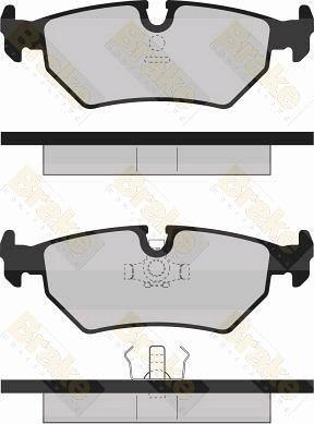 Brake Engineering PA707 - Bremsbelagsatz, Scheibenbremse alexcarstop-ersatzteile.com