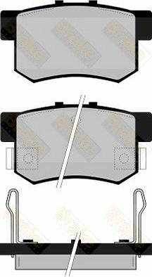 Brake Engineering PA738 - Bremsbelagsatz, Scheibenbremse alexcarstop-ersatzteile.com