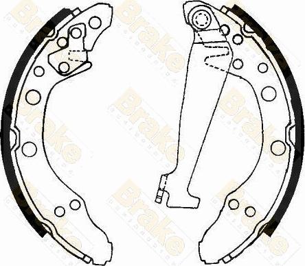 Brake Engineering SH1092 - Bremsbackensatz alexcarstop-ersatzteile.com