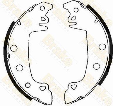 Brake Engineering SH1176 - Bremsbackensatz alexcarstop-ersatzteile.com