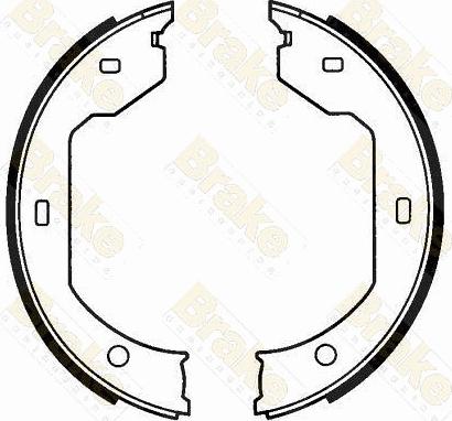 Brake Engineering SH2593 - Bremsbackensatz, Feststellbremse alexcarstop-ersatzteile.com