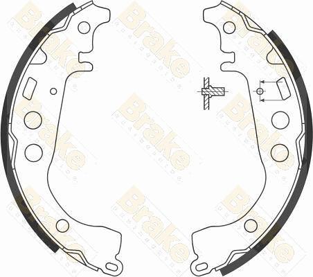 Brake Engineering SH2574 - Bremsbackensatz alexcarstop-ersatzteile.com