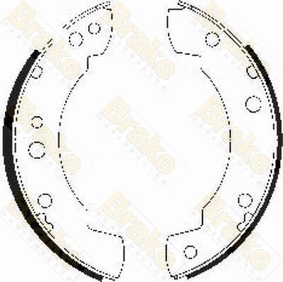 Brake Engineering SH2140 - Bremsbackensatz alexcarstop-ersatzteile.com