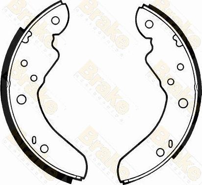 Brake Engineering SH2218 - Bremsbackensatz alexcarstop-ersatzteile.com