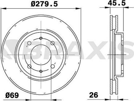 ATE 24-0320-0115-1-01 - Bremsscheibe alexcarstop-ersatzteile.com