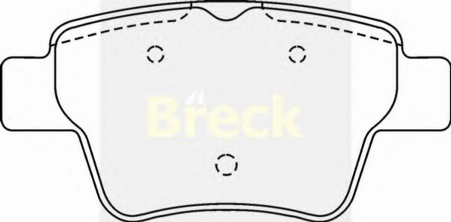 Breck 2415000 - Bremsbelagsatz, Scheibenbremse alexcarstop-ersatzteile.com