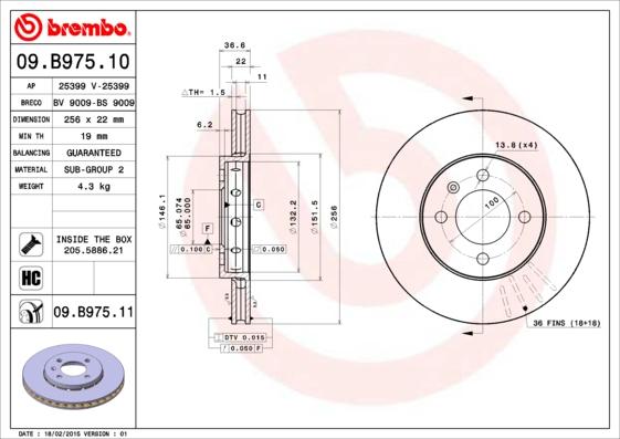 Breco BV 9009 - Bremsscheibe alexcarstop-ersatzteile.com