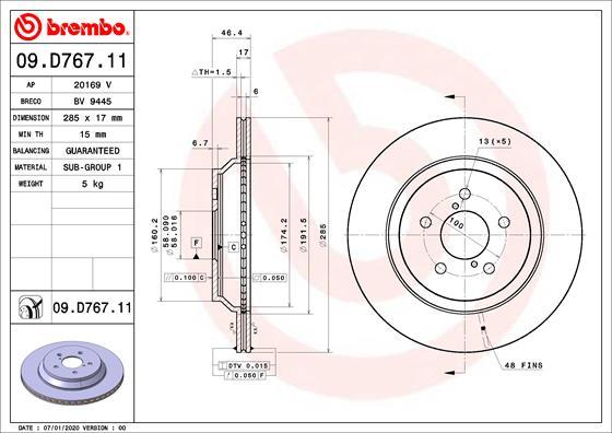 Breco BV 9445 - Bremsscheibe alexcarstop-ersatzteile.com