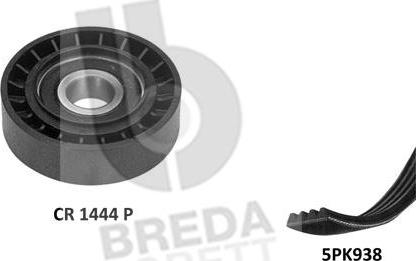 Breda Lorett KCA0013 - Keilrippenriemensatz alexcarstop-ersatzteile.com