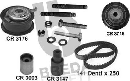 Breda Lorett KCD0598 - Zahnriemensatz alexcarstop-ersatzteile.com