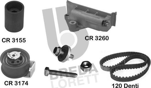 Breda Lorett KCD0618 - Zahnriemensatz alexcarstop-ersatzteile.com