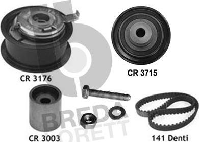 Breda Lorett KCD0050 - Zahnriemensatz alexcarstop-ersatzteile.com