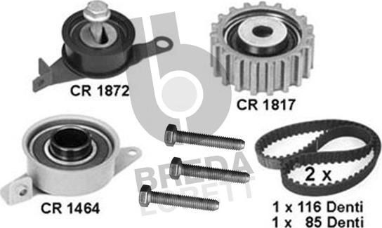 Breda Lorett KCD0010 - Zahnriemensatz alexcarstop-ersatzteile.com