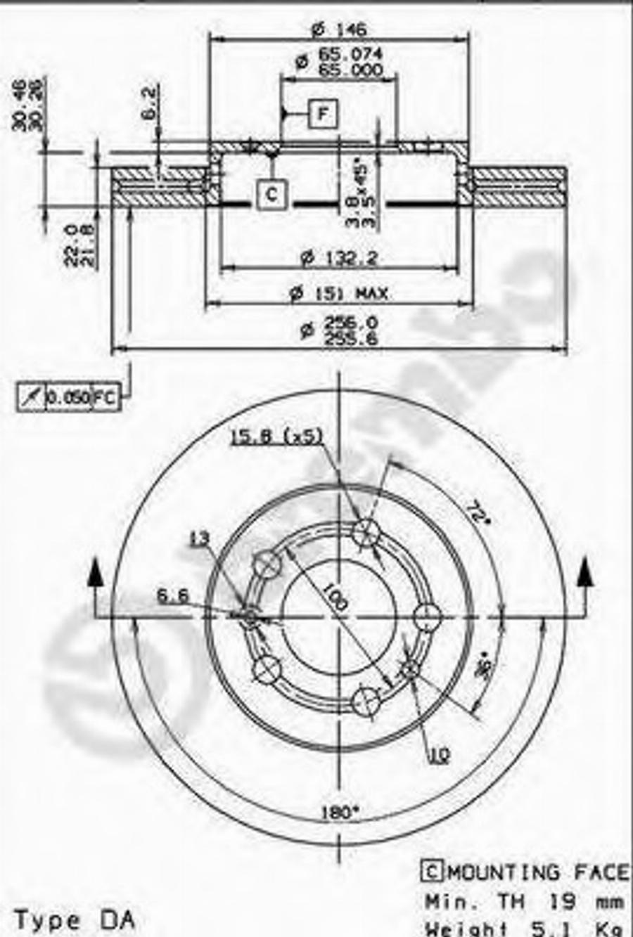 Brembo 09.7011.24 - Bremsscheibe alexcarstop-ersatzteile.com