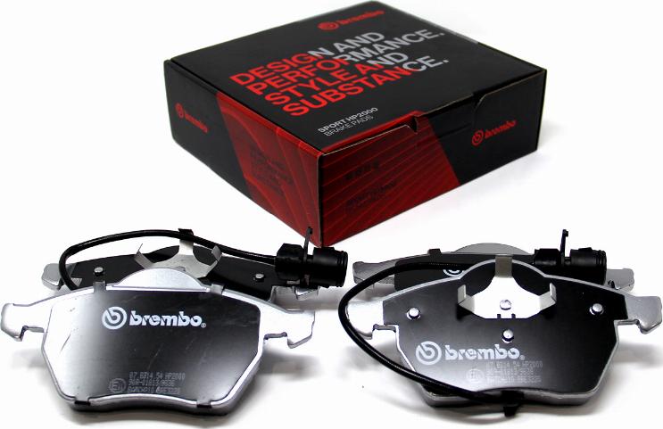 Brembo 07.B314.54 - Hochleistungs-Bremsbelagsatz alexcarstop-ersatzteile.com