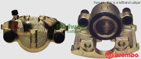 Brembo F 24 021 - Bremssattel alexcarstop-ersatzteile.com