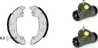 Brembo H 61 039 - Bremsbackensatz alexcarstop-ersatzteile.com