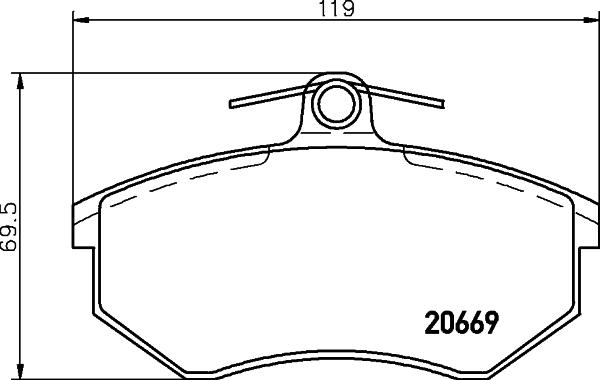 Brembo P 99 026 - Bremsbelagsatz, Scheibenbremse alexcarstop-ersatzteile.com