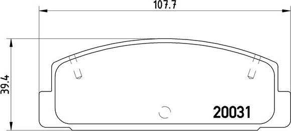 Brembo P 49 037 - Bremsbelagsatz, Scheibenbremse alexcarstop-ersatzteile.com