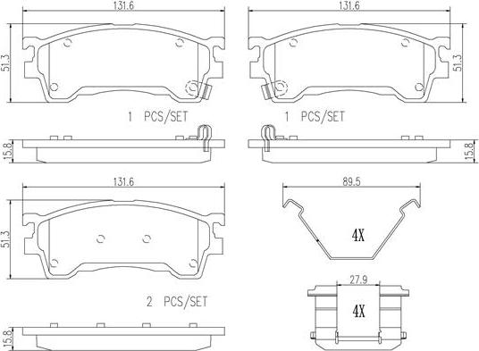 Brembo P49023N - Bremsbelagsatz, Scheibenbremse alexcarstop-ersatzteile.com