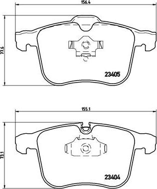 Brembo P 59 049 - Bremsbelagsatz, Scheibenbremse alexcarstop-ersatzteile.com