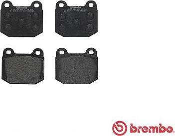 Brembo P 59 004 - Bremsbelagsatz, Scheibenbremse alexcarstop-ersatzteile.com