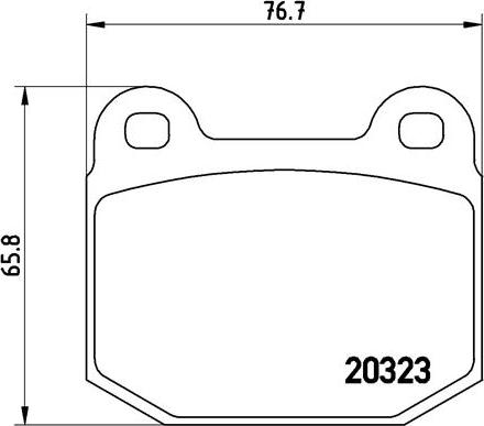 Brembo P 59 004 - Bremsbelagsatz, Scheibenbremse alexcarstop-ersatzteile.com