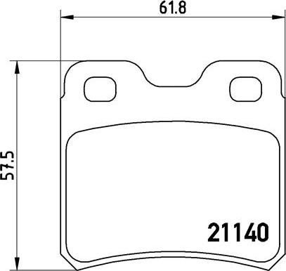 Brembo P 59 018 - Bremsbelagsatz, Scheibenbremse alexcarstop-ersatzteile.com