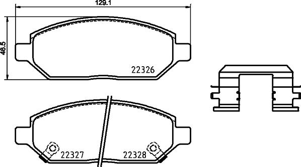 Brembo P 59 088 - Bremsbelagsatz, Scheibenbremse alexcarstop-ersatzteile.com