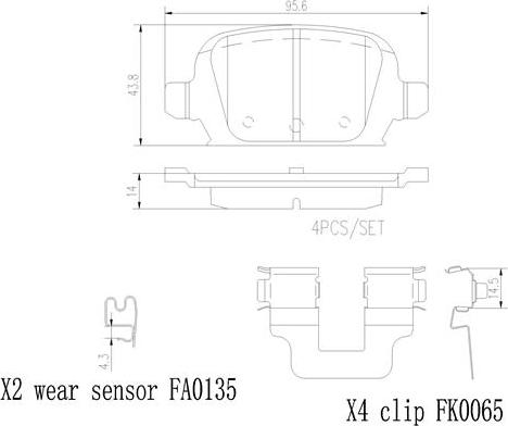 Brembo P59037N - Bremsbelagsatz, Scheibenbremse alexcarstop-ersatzteile.com